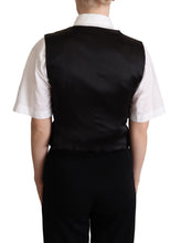 Load image into Gallery viewer, Dolce &amp; Gabbana Elegant Black Velvet Sleeveless Waistcoat
