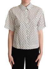 Load image into Gallery viewer, Dolce &amp; Gabbana Elegant Dotted Cotton Polo Top
