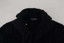 Load image into Gallery viewer, Dolce &amp; Gabbana Elegant Black Wool-Cashmere Cardigan Sweater
