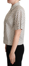 Load image into Gallery viewer, Dolce &amp; Gabbana Elegant Dotted Cotton Polo Top
