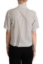 Load image into Gallery viewer, Dolce &amp; Gabbana Elegant Dotted Cotton Polo Top
