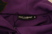 Load image into Gallery viewer, Dolce &amp; Gabbana Elegant Purple Floral Pullover Sweater
