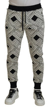 Load image into Gallery viewer, Dolce &amp; Gabbana Elegant Monochrome Sport Sweatpants
