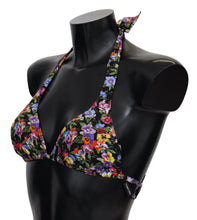 Load image into Gallery viewer, Dolce &amp; Gabbana Chic Floral Printed Bikini Top
