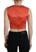 Load image into Gallery viewer, Dolce &amp; Gabbana Elegant Orange Silk Waistcoat
