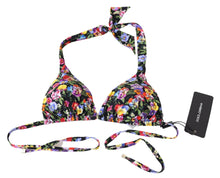 Load image into Gallery viewer, Dolce &amp; Gabbana Chic Floral Printed Bikini Top
