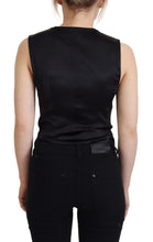 Load image into Gallery viewer, Dolce &amp; Gabbana Elegant Black Silk Blend Waistcoat Vest
