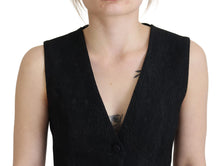 Load image into Gallery viewer, Dolce &amp; Gabbana Elegant Black Silk Blend Waistcoat Vest
