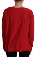 Load image into Gallery viewer, Dolce &amp; Gabbana Elegant Red Wool Blend Knit Sweater
