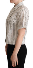 Load image into Gallery viewer, Dolce &amp; Gabbana Geometric Elegance Collared Polo Top
