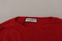 Load image into Gallery viewer, Dolce &amp; Gabbana Elegant Red Wool Blend Knit Sweater
