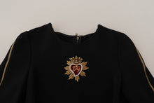 Load image into Gallery viewer, Dolce &amp; Gabbana Elegant Beaded Logo Zip Sleeve Blouse

