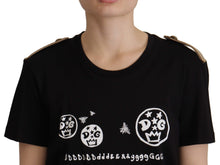 Load image into Gallery viewer, Dolce &amp; Gabbana Chic Black Logo Cotton Tee for Women
