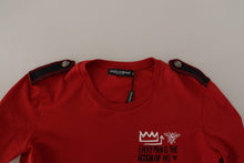 Load image into Gallery viewer, Dolce &amp; Gabbana Elegant Red Crewneck Cotton Tee
