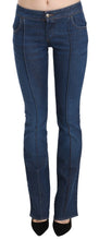 Load image into Gallery viewer, Just Cavalli Chic Blue Washed Boot Cut Denim Pants
