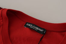 Load image into Gallery viewer, Dolce &amp; Gabbana Elegant Red Crewneck Cotton Tee

