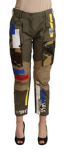 Load image into Gallery viewer, Dolce &amp; Gabbana Chic Multicolor Patched Cargo Pants
