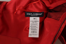 Load image into Gallery viewer, Dolce &amp; Gabbana Radiant Red Silk A-Line Midi Dress
