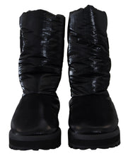 Load image into Gallery viewer, Dolce &amp; Gabbana Elegant Mid-Calf Boots in Black Polyester
