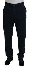 Load image into Gallery viewer, Dolce &amp; Gabbana Blue Cotton Dress Formal Men Pants
