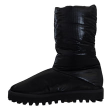 Load image into Gallery viewer, Dolce &amp; Gabbana Elegant Mid-Calf Boots in Black Polyester
