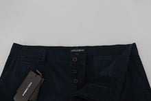 Load image into Gallery viewer, Dolce &amp; Gabbana Blue Cotton Dress Formal Men Pants
