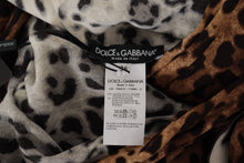 Load image into Gallery viewer, Dolce &amp; Gabbana Elegant V-Neck A-Line Maxi Dress in Brown
