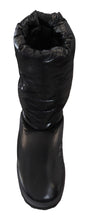 Load image into Gallery viewer, Dolce &amp; Gabbana Elegant Mid-Calf Boots in Black Polyester
