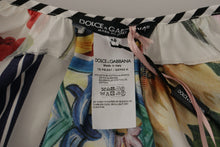 Load image into Gallery viewer, Dolce &amp; Gabbana Multicolor Maxi Kaftan Patchwork Poplin Floral Dress
