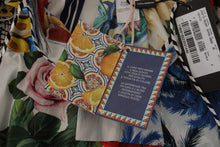 Load image into Gallery viewer, Dolce &amp; Gabbana Multicolor Maxi Kaftan Patchwork Poplin Floral Dress
