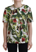 Load image into Gallery viewer, Dolce &amp; Gabbana Chic Multicolor Fig Print Cotton Top
