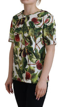 Load image into Gallery viewer, Dolce &amp; Gabbana Chic Multicolor Fig Print Cotton Top
