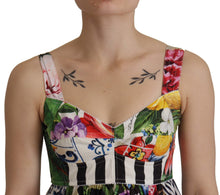 Load image into Gallery viewer, Dolce &amp; Gabbana Elegant Patchwork Mini Dress in Vibrant Multicolor
