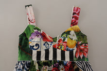 Load image into Gallery viewer, Dolce &amp; Gabbana Elegant Patchwork Mini Dress in Vibrant Multicolor
