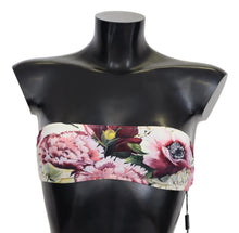 Load image into Gallery viewer, Dolce &amp; Gabbana Multicolor Floral Bikini Top - Elegant Summer Wear
