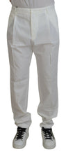 Load image into Gallery viewer, Dolce &amp; Gabbana White Cotton Dress Formal Men Pants
