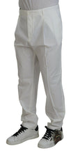 Load image into Gallery viewer, Dolce &amp; Gabbana White Cotton Dress Formal Men Pants
