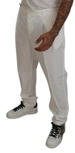 Load image into Gallery viewer, Dolce &amp; Gabbana White Cotton Dress Formal Men Pants
