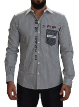 Load image into Gallery viewer, Dolce &amp; Gabbana Slim Fit Striped Casual Shirt with Channel Motive
