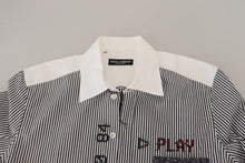 Load image into Gallery viewer, Dolce &amp; Gabbana Slim Fit Striped Casual Shirt with Channel Motive
