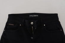 Load image into Gallery viewer, Dolce &amp; Gabbana Chic Black Denim Pants – Timeless Elegance
