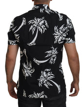 Load image into Gallery viewer, Dolce &amp; Gabbana Elegant Black Palm Tree Print Casual Shirt
