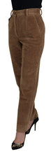 Load image into Gallery viewer, Dolce &amp; Gabbana Elegant Brown Corduroy Pants for Sophisticated Style
