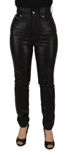 Load image into Gallery viewer, Dolce &amp; Gabbana Chic High Waist Skinny Black Pants

