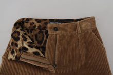 Load image into Gallery viewer, Dolce &amp; Gabbana Elegant Brown Corduroy Pants for Sophisticated Style
