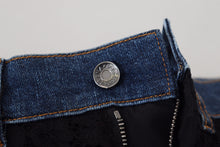 Load image into Gallery viewer, Dolce &amp; Gabbana Elegant Floral Lace Front Denim
