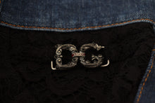 Load image into Gallery viewer, Dolce &amp; Gabbana Elegant Floral Lace Front Denim
