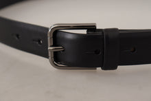 Load image into Gallery viewer, Dolce &amp; Gabbana Elegant Black Leather Classic Belt
