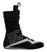 Load image into Gallery viewer, Dolce &amp; Gabbana Multicolor Leather High-Top Sneakers
