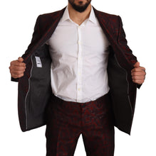 Load image into Gallery viewer, Dolce &amp; Gabbana Elegant Red Martini Three Piece Suit
